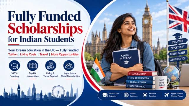 Fully Funded Scholarships for Indian Students: Eligibility & How to Apply