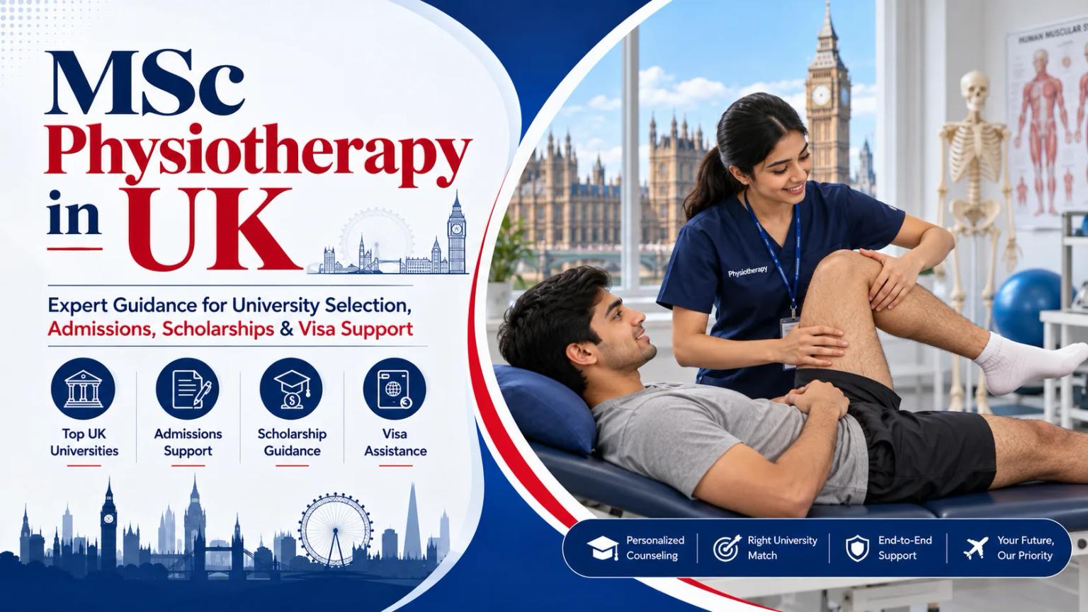 MSc Physiotherapy in UK: Top Universities, Course Fees, Scholarships & Admissions 2026-27