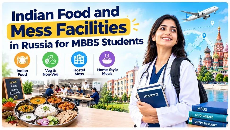 Indian Food and Mess Facilities in Russia for MBBS Students 2026