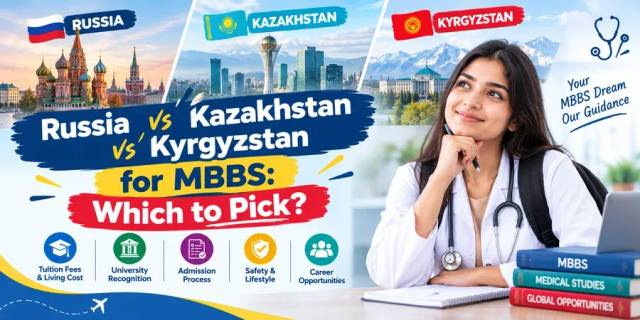 Russia vs Kazakhstan vs Kyrgyzstan for MBBS: Which to Pick? Russia vs Kazakhstan vs Kyrgyzstan for MBBS: Which to Pick?