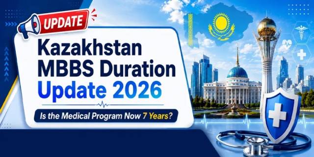 Kazakhstan MBBS Duration Update 2026: Is the Medical Program Now 7 Years? Kazakhstan MBBS Duration Update 2026: Is the Medical Program Now 7 Years?