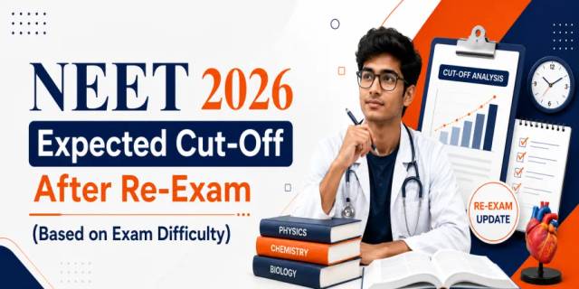 NEET 2026 Expected Cut-Off After Re-Exam (Based on Exam Difficulty) NEET 2026 Expected Cut-Off After Re-Exam (Based on Exam Difficulty)