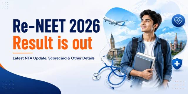 Re-NEET 2026 Result Out at neet.nta.nic.in: Download Scorecard, Cut Off, Qualifying Marks, Toppers and AIR Rank Re-NEET 2026 Result Out at neet.nta.nic.in: Download Scorecard, Cut Off, Qualifying Marks, Toppers and AIR Rank
