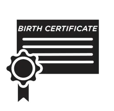 Birth certificate Birth certificate