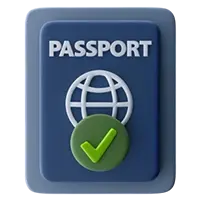 Valid Passport (minimum 6 months’ validity) Valid Passport (minimum 6 months’ validity)
