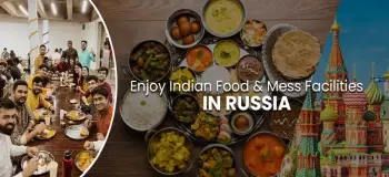 Indian Mess for Indian students in Omsk State Medical University, Russia